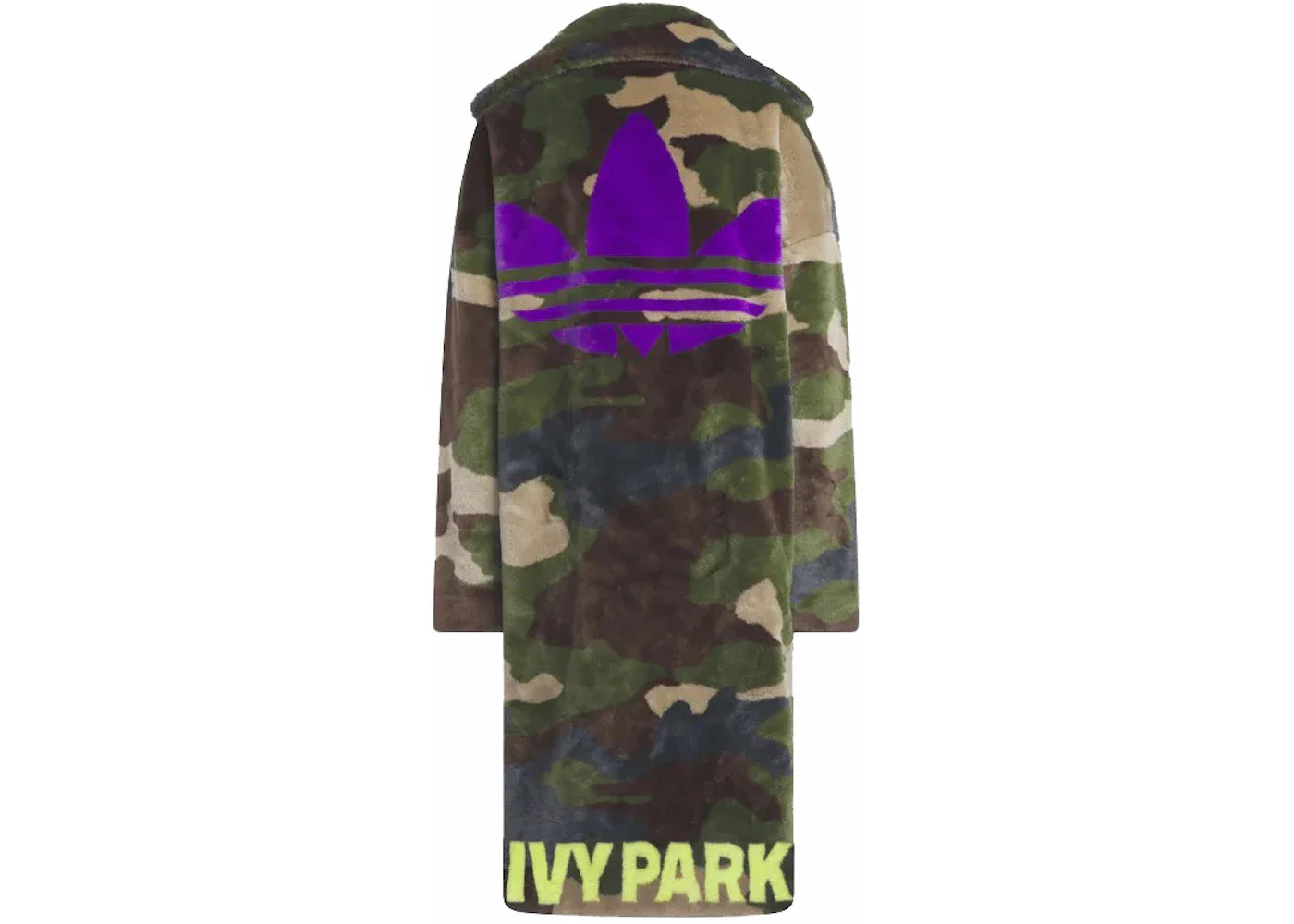 adidas Ivy Park Faux Fur Coat (All Gender) AOP Camo
