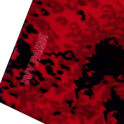 adidas Ivy Park Faux Fur Scarf Cherry Wood/Red
