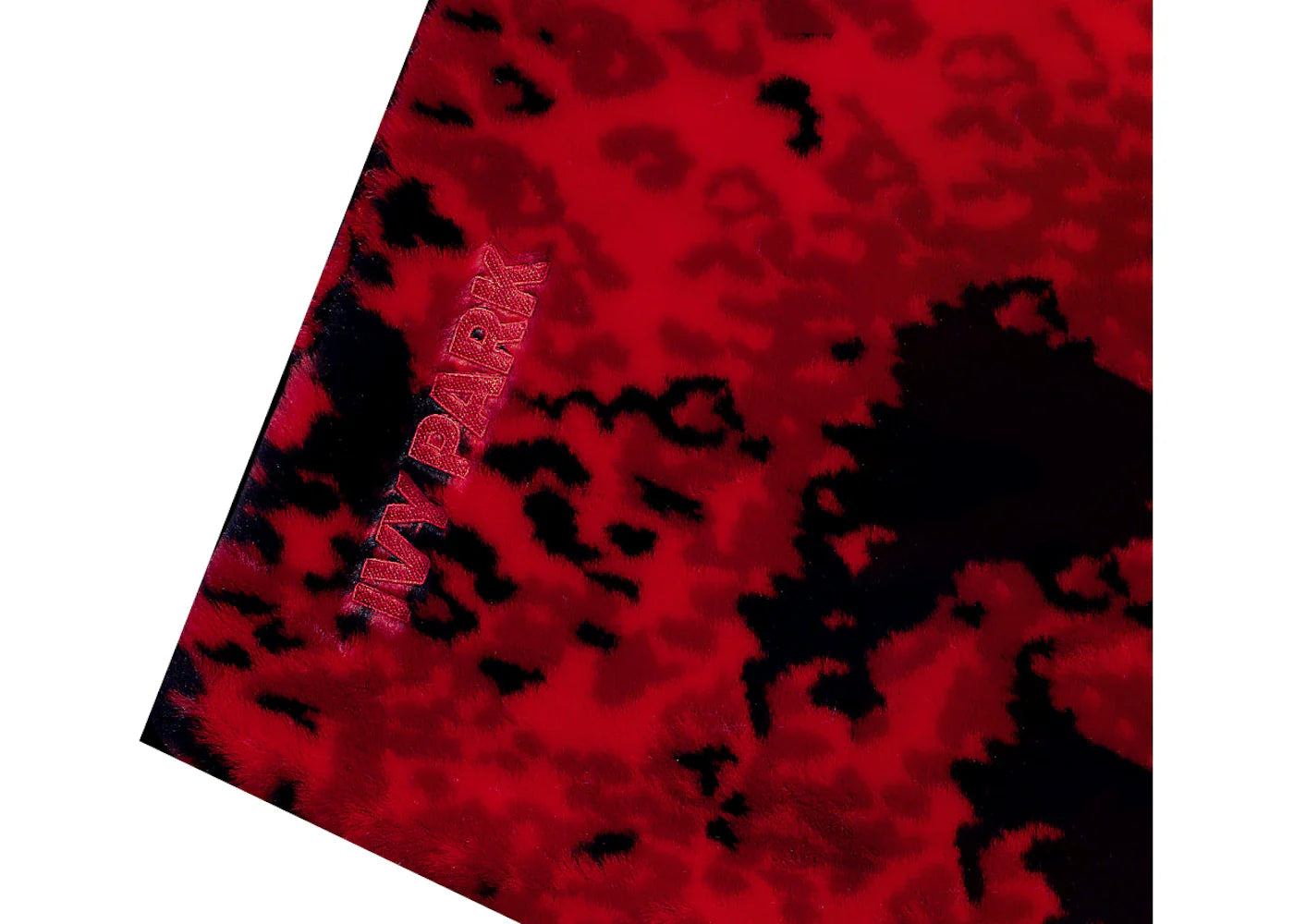 adidas Ivy Park Faux Fur Scarf Cherry Wood/Red