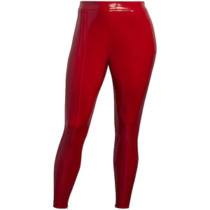adidas Ivy Park Faux Latex Straight-Leg Pants (Plus Size) Red