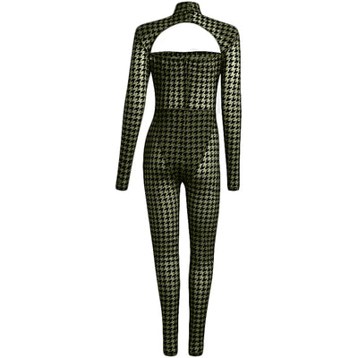 adidas Ivy Park Halls of Ivy Allover Print Catsuit Wild Pine/Black