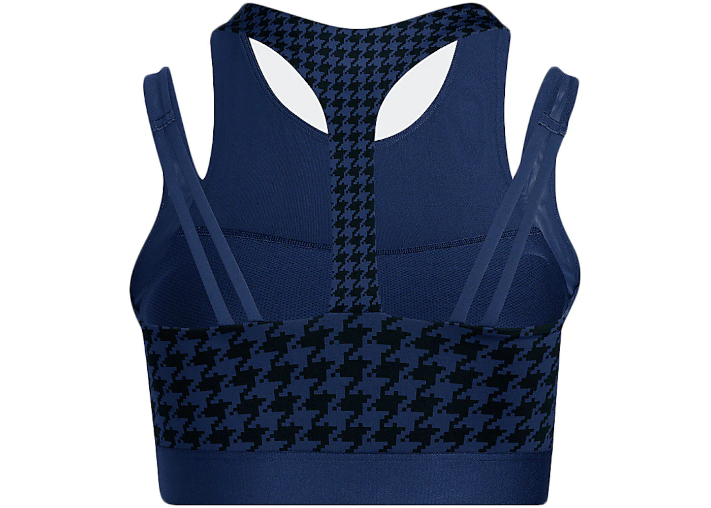 adidas Ivy Park Halls of Ivy Allover Print Halter Bra 2 (Plus Size) Dark Blue/Black