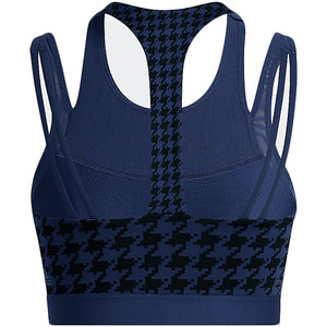 adidas Ivy Park Halls of Ivy Allover Print Halter Bra 2.0 Dark Blue/Black