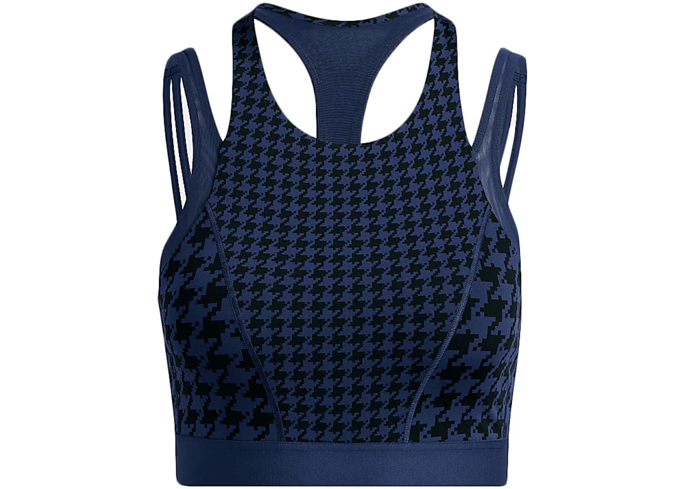 adidas Ivy Park Halls of Ivy Allover Print Halter Bra 2.0 Dark Blue/Black
