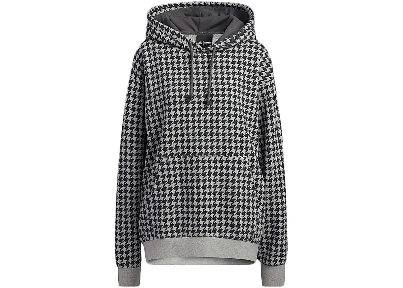 adidas Ivy Park Halls of Ivy Allover Print Hoodie (All Gender) Medium Grey Heather/Black