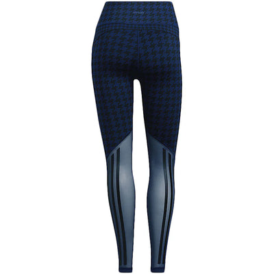 adidas Ivy Park Halls of Ivy Allover Print Sheer Tights Dark Blue/Black