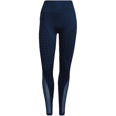 adidas Ivy Park Halls of Ivy Allover Print Sheer Tights Dark Blue/Black