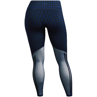 adidas Ivy Park Halls of Ivy Allover Print Sheer Tights (Plus Size) Dark Blue/Black