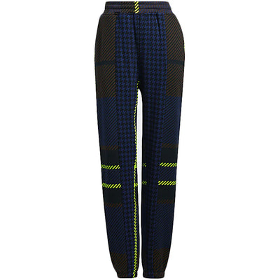 adidas Ivy Park Halls of Ivy Allover Print Sweat Pants (All Gender) Dark Blue/Brown/Black