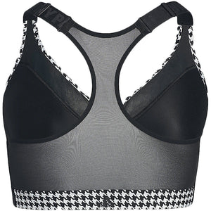 adidas Ivy Park Halls of Ivy Allover Print Zip Bra 2.0 (Plus Size) Clear Grey/Black