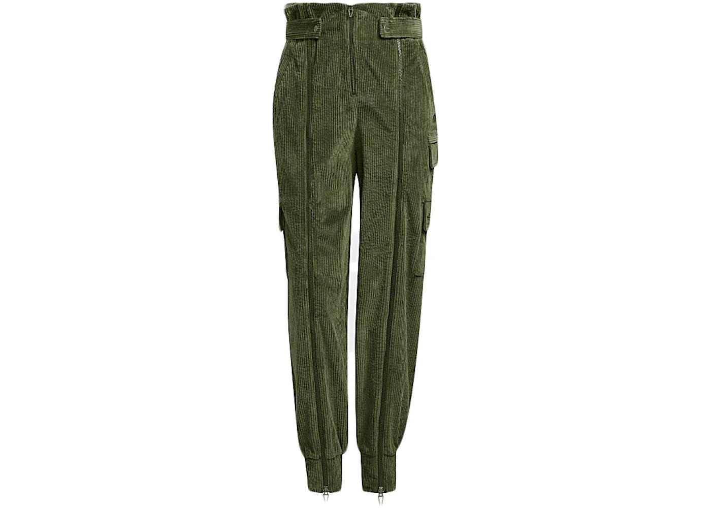 adidas Ivy Park Halls of Ivy Corduroy Zipper Pants (All Gender) Wild Pine
