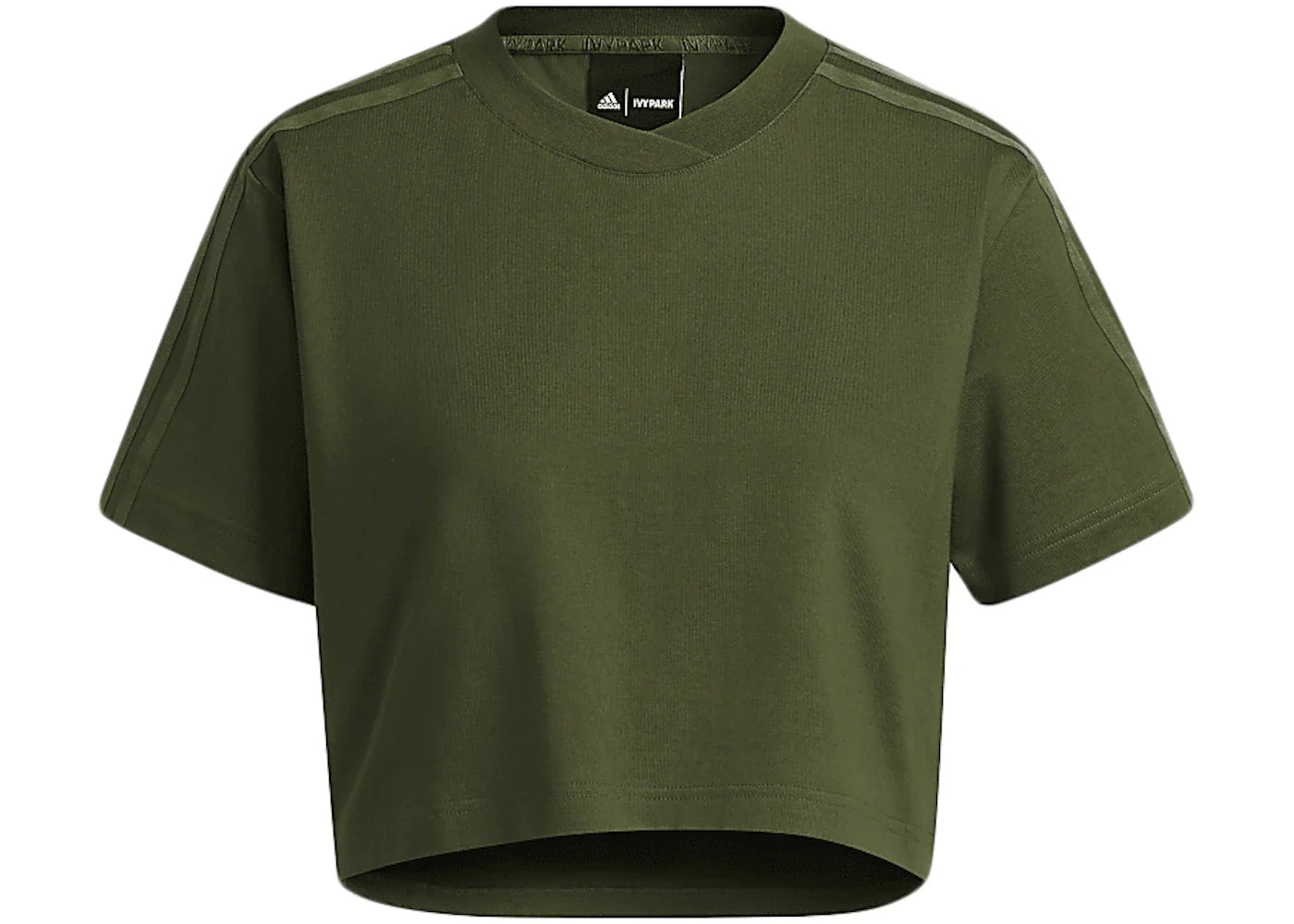 adidas Ivy Park Halls of Ivy Crop Tee Wild Pine