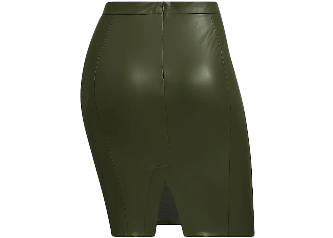adidas Ivy Park Halls of Ivy Faux Leather Skirt (Plus Size) Wild Pine