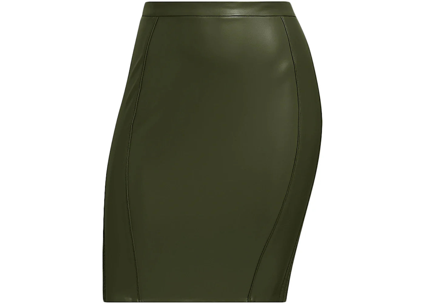 adidas Ivy Park Halls of Ivy Faux Leather Skirt (Plus Size) Wild Pine
