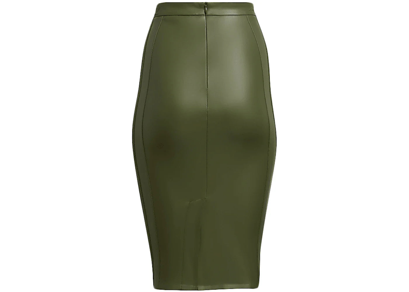 adidas Ivy Park Halls of Ivy Faux Leather Skirt Wild Pine