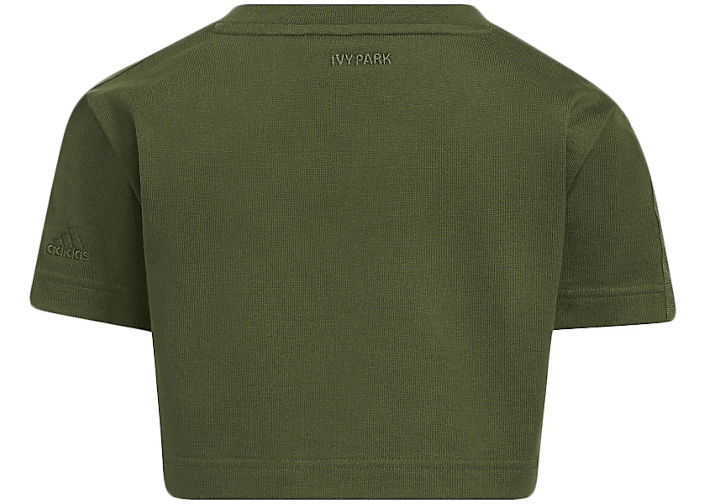 adidas Ivy Park Halls of Ivy Kids Crop Tee Wild Pine