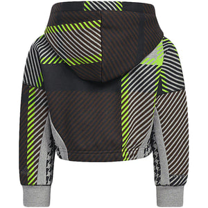 adidas Ivy Park Halls of Ivy Kids Hooded Shrug Medium Grey Heather/Black/Brown