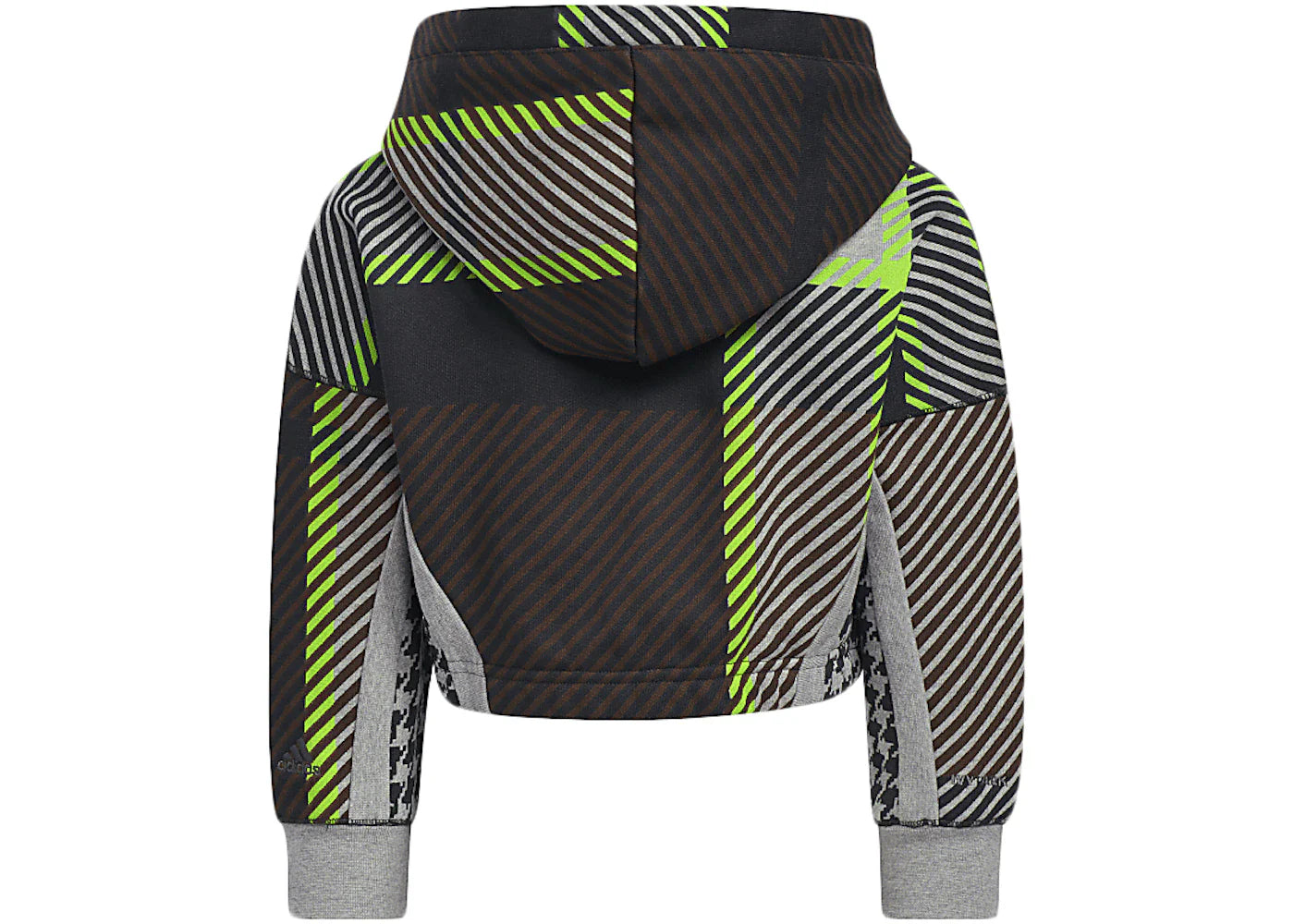 adidas Ivy Park Halls of Ivy Kids Hooded Shrug Medium Grey Heather/Black/Brown