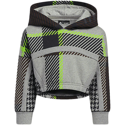 adidas Ivy Park Halls of Ivy Kids Hooded Shrug Medium Grey Heather/Black/Brown