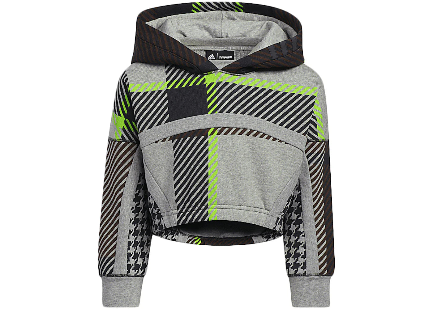 adidas Ivy Park Halls of Ivy Kids Hooded Shrug Medium Grey Heather/Black/Brown