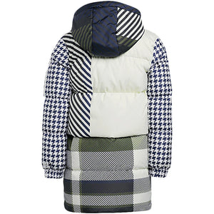 adidas Ivy Park Halls of Ivy Kids Puffer Jacket (All Gender) Cloud White/Dark Blue/Wild Pine