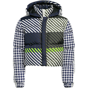 adidas Ivy Park Halls of Ivy Kids Puffer Jacket (All Gender) Cloud White/Dark Blue/Wild Pine