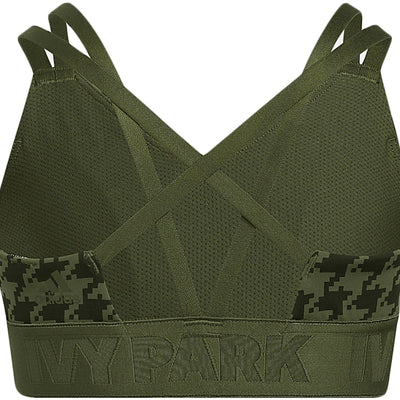 adidas Ivy Park Halls of Ivy Kids Sports Bra Wild Pine/Black