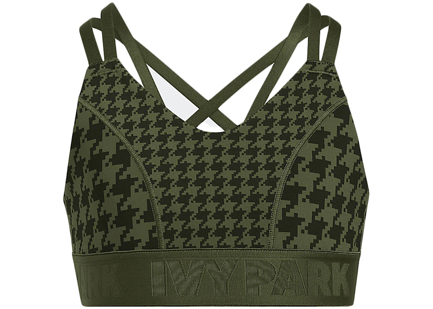 adidas Ivy Park Halls of Ivy Kids Sports Bra Wild Pine/Black
