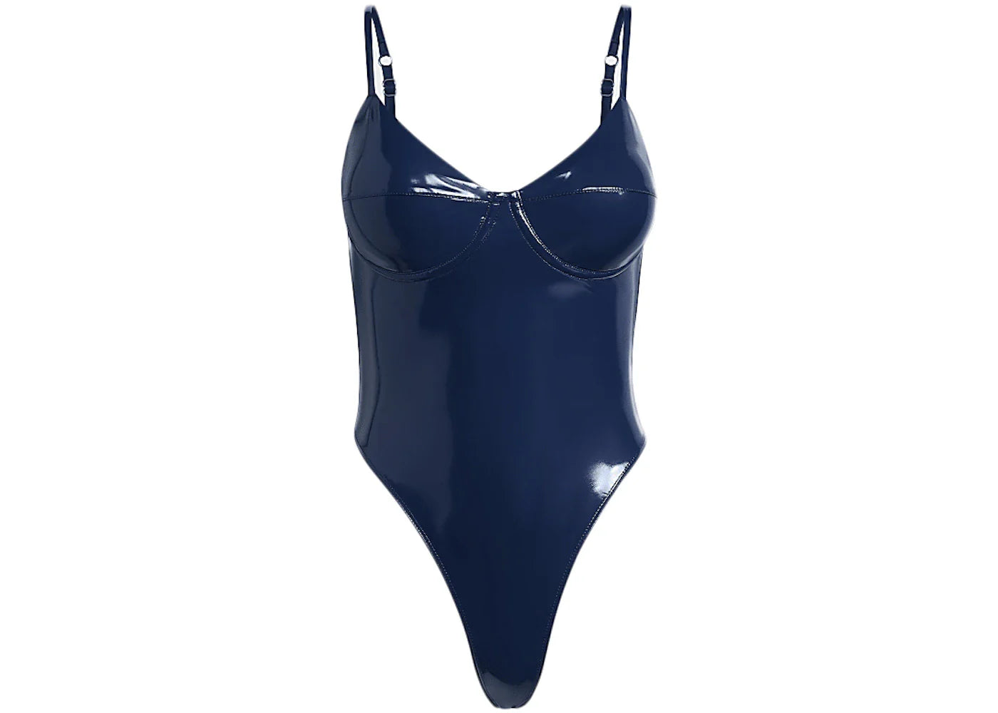 adidas Ivy Park Halls of Ivy Latex Bodysuit Dark Blue