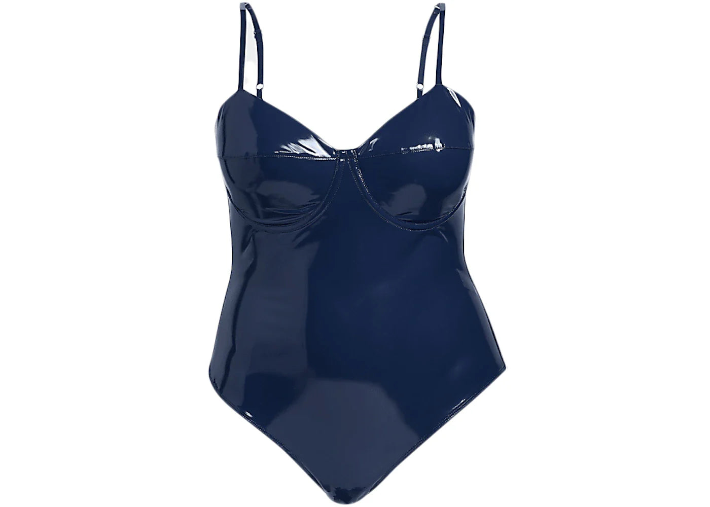 adidas Ivy Park Halls of Ivy Latex Bodysuit (Plus Size) Dark Blue