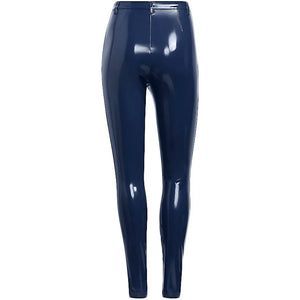 adidas Ivy Park Halls of Ivy Latex Pants Dark Blue