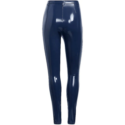adidas Ivy Park Halls of Ivy Latex Pants Dark Blue