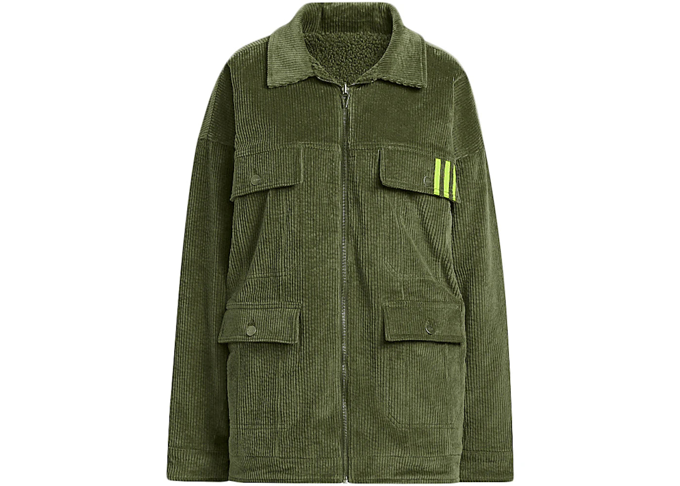 adidas Ivy Park Halls of Ivy Oversized Reversible Jacket (All Gender) Wild Pine