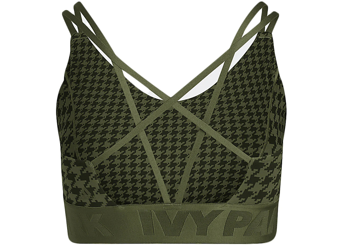 adidas Ivy Park Halls of Ivy Strappy Low Support Bra (Plus Size) Wild Pine/Black