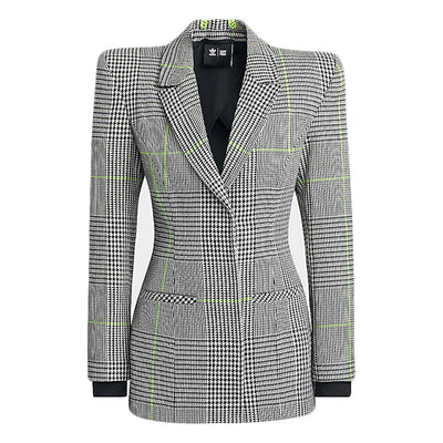 adidas Ivy Park Halls of Ivy Suit Jacket (Asia Sizing) White/Black/Semi Solar Slime
