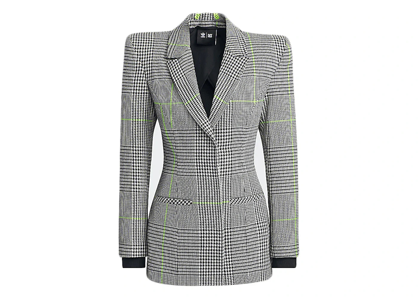 adidas Ivy Park Halls of Ivy Suit Jacket (Asia Sizing) White/Black/Semi Solar Slime