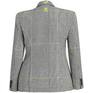 adidas Ivy Park Halls of Ivy Suit Jacket (Plus Size) Clear Grey/Black