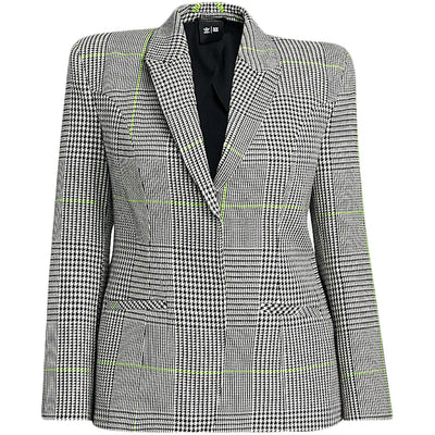 adidas Ivy Park Halls of Ivy Suit Jacket (Plus Size) Clear Grey/Black