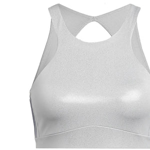 adidas Ivy Park Halter Bra Light Solid Grey/Silver Metallic