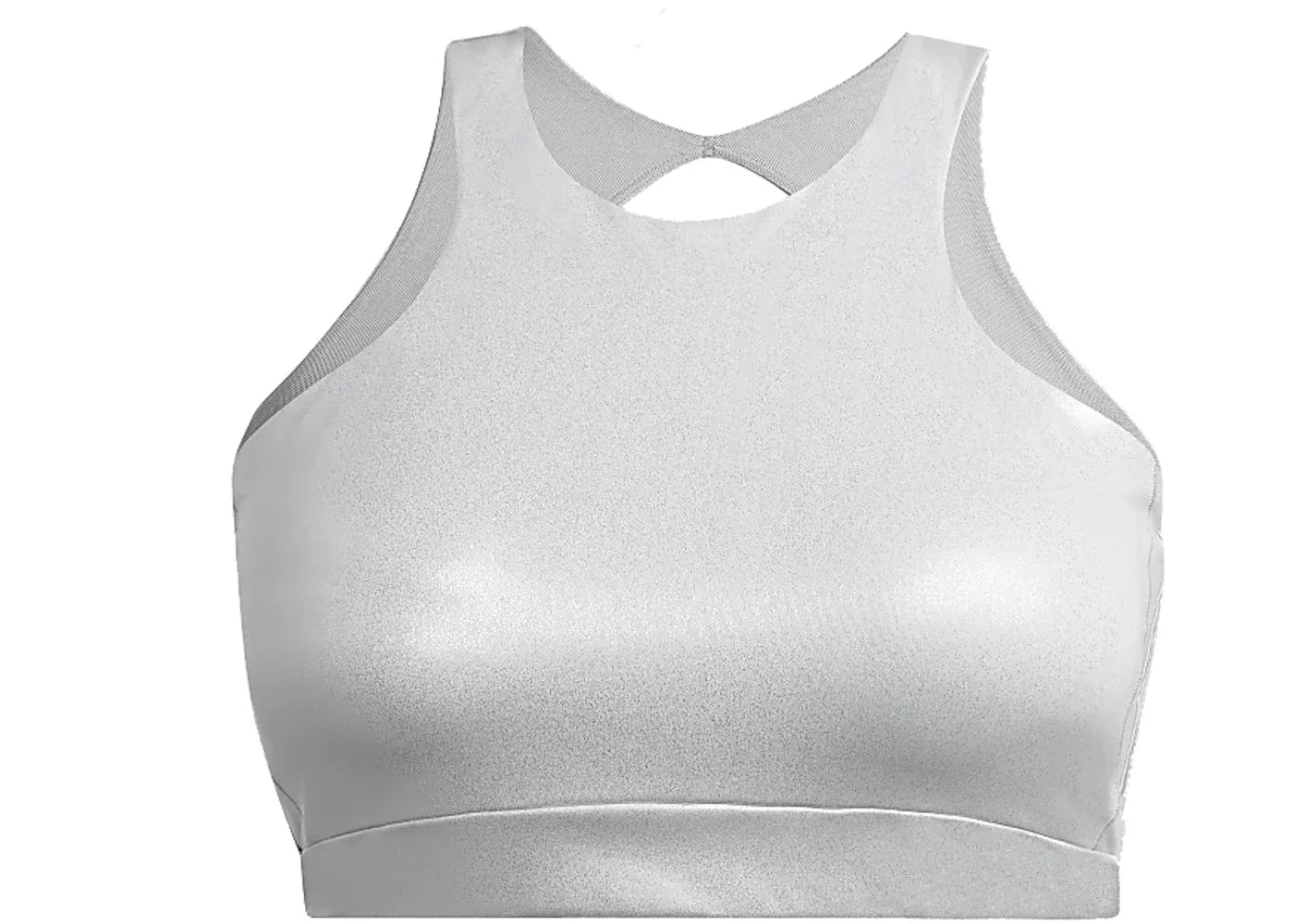 adidas Ivy Park Halter Bra (Plus Size) Light Solid Grey/Silver Metallic