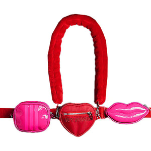 adidas Ivy Park Heart Belt Bag Red