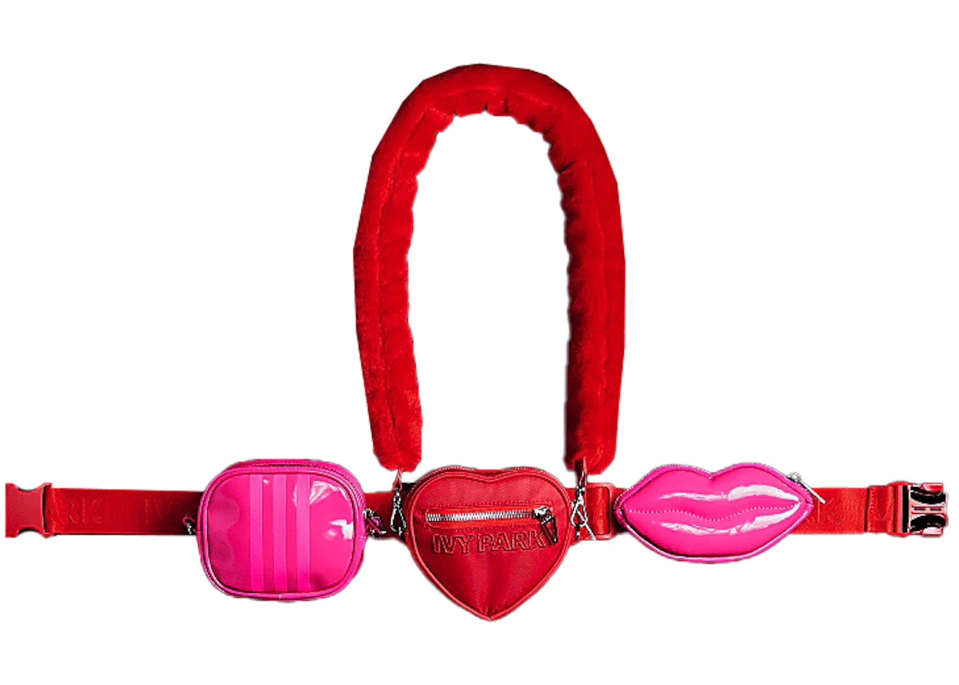 adidas Ivy Park Heart Belt Bag Red
