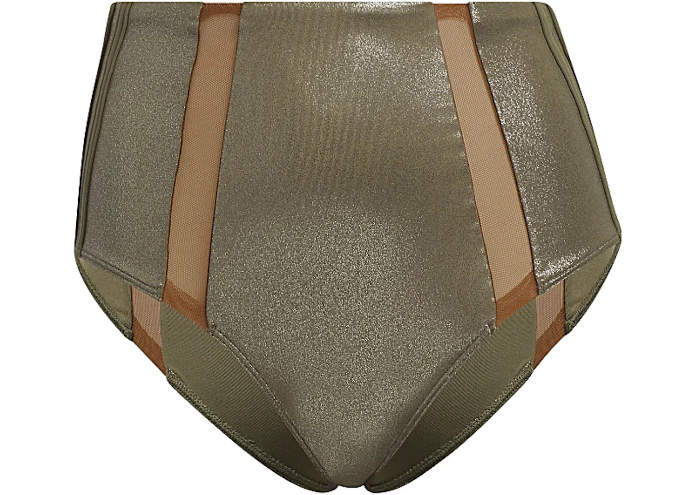 adidas Ivy Park High-Waist Swim Bottom Medium Dark Khaki