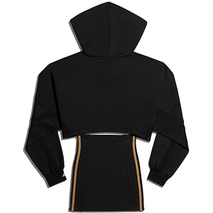 adidas Ivy Park Hooded Cutout Dress Black