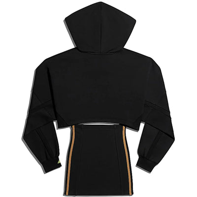 adidas Ivy Park Hooded Cutout Dress Black