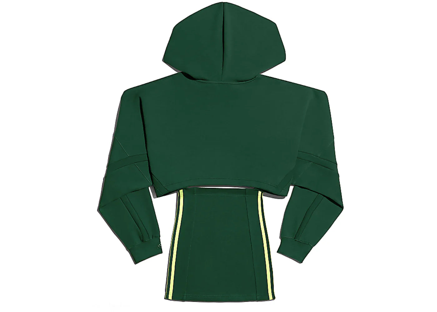 adidas Ivy Park Hooded Cutout Dress Dark Green
