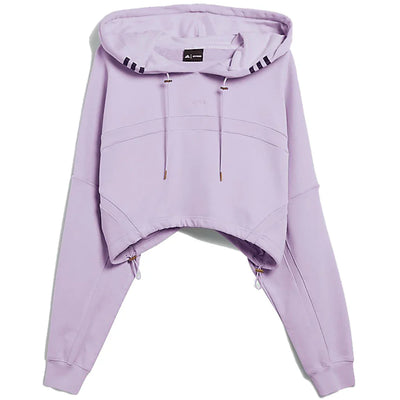 adidas Ivy Park Hooded Shrug Purple Glow