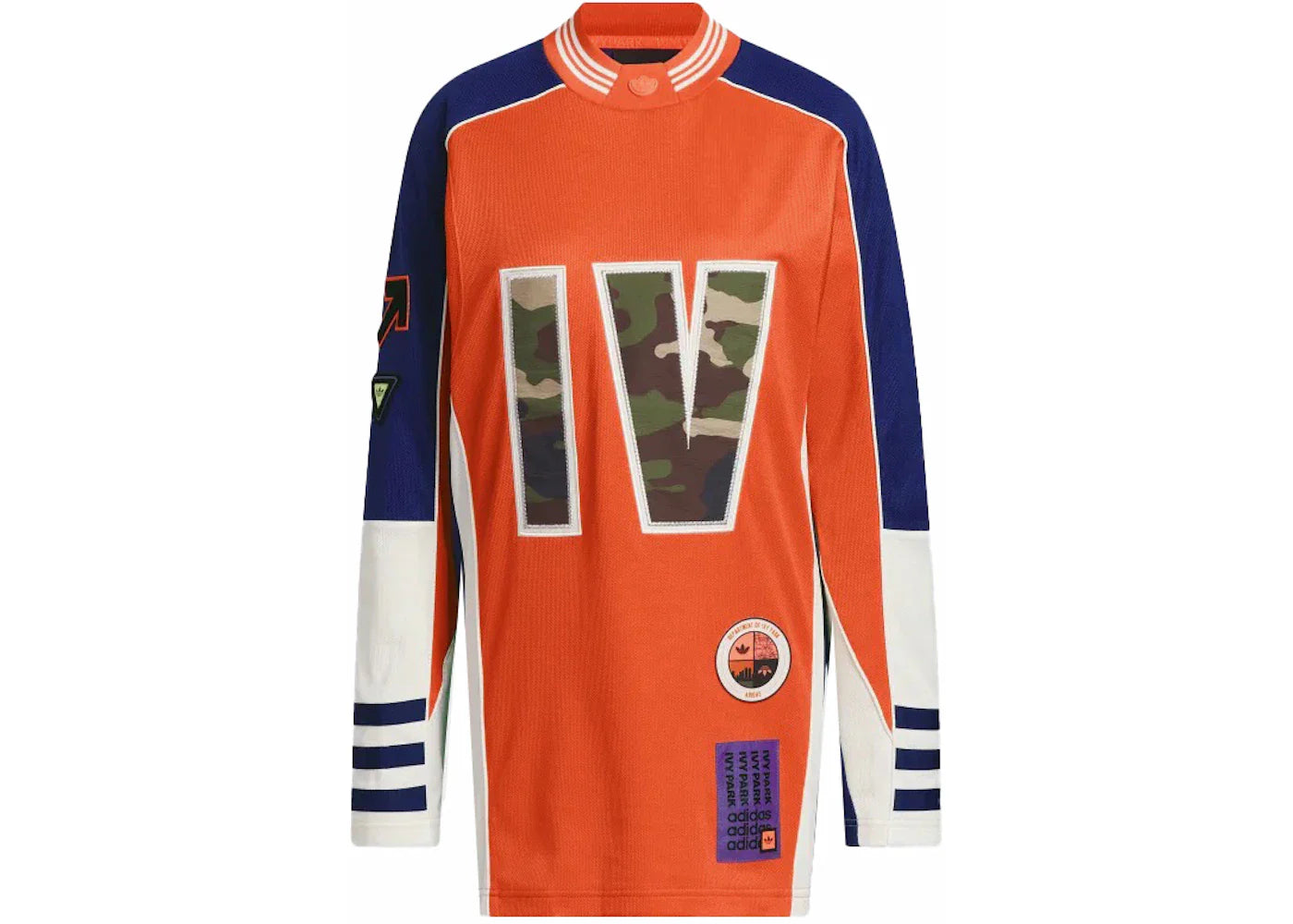 adidas Ivy Park Jersey Top (All Gender US Sizing) Solar Orange/Legacy Indigo