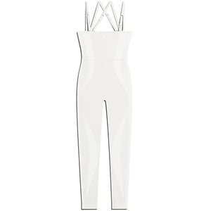 adidas Ivy Park Knit Catsuit Core White