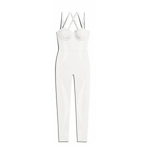 adidas Ivy Park Knit Catsuit Core White